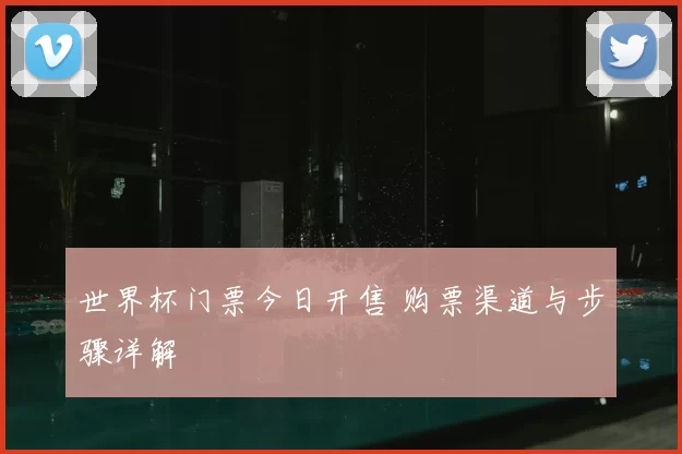 世界杯门票今日开售 购票渠道与步骤详解